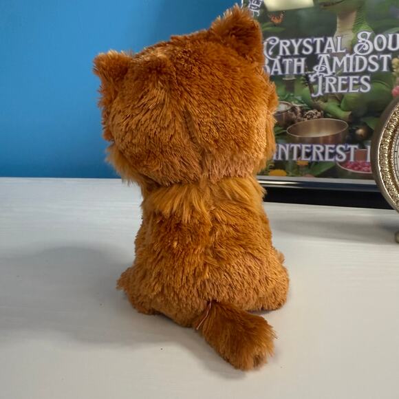 Ty Beanie Boo Barley Dog Plush 6” | EUC VelveTy Brown Puppy Stuffed Animal - Picture 3 of 5